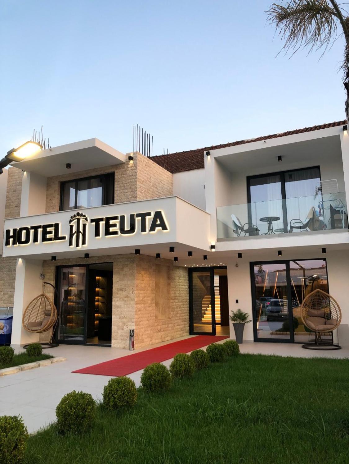 Hotel Teuta Улцинь Экстерьер фото